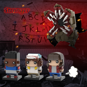 Cayi Stranger Things, Juego de Bloques de Construcción de Plástico ABS, Figuras de Acción con Cabeza Cuadrada, Juguetes Educativos DIY para Niños - Product Image 6