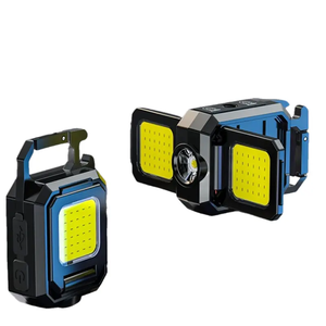 ไฟฉาย LED สำหรับตั้งแคมป์ ใช้ในสวนกลางแจ้ง ใช้พลังงานฉุกเฉิน ชาร์จผ่าน USB ตัวเครื่องทำจากพลาสติก ABS ใช้เป็นไฟทำงานได้ - Product Image 1