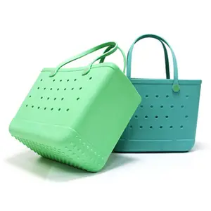 BSBH 2023 popolare Tote Bag in Silicone grande impermeabile lavabile a prova di punta durevole borsa Bogg per gli sport della piscina della barca da spiaggia