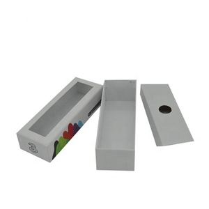 Porte-clés personnalisé, boîte cadeau promotionnelle, boîte cadeau <span class=keywords><strong>blanche</strong></span> avec plateau en EVA blanc, accessoires, emballage cadeau - Product Image 3