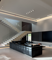 VIKO Boîte en marbre pour intérieur moderne Escalier suspendu Escaliers flottants