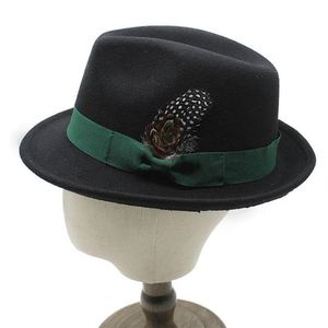 <span class=keywords><strong>Cappello</strong></span> alla Moda Tedesco Alpino in Poliestere/Cotone Twill a 6 Pannelli Regolabile con Motivo a Lettere e Piuma Applicata sul Lato - Product Image 4