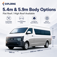 Fourgonnette électrique commerciale Hai Shi, autonomie optionnelle de 220 à 410 km, pour le transport de passagers et de marchandises.