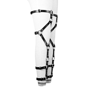 Réglable PU Cuir Goth Punk Ceinture Jambe Boucle Cordon Sexy Jarretière pour <span class=keywords><strong>Jeans</strong></span> Shorts À La Main Rock Harajuku Style Trou - Product Image 6