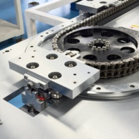 Rails de guidage circulaires linéaires automatiques en acier allié à longue durée de vie, vitesse réglable 380V/220V 1m/s, pour l'empilage des onduleurs solaires