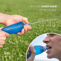 Bouteille d'eau de sport d'hydratation en TPU sans BPA de 500ml Flacon souple pliable et pliable pour le camping
