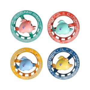 Funny Chick Wind-Up Toy Spinning <b>Wheel</b> For Kids Animal Design <b>Plastic</b> Toy 4-6 Years Old Unisex - Product Image 5