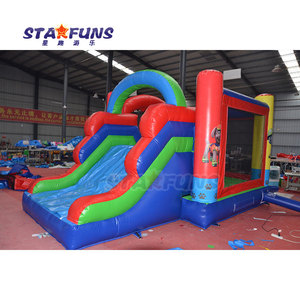 <span class=keywords><strong>Château</strong></span> <span class=keywords><strong>gonflable</strong></span> avec toboggan pour enfants, <span class=keywords><strong>château</strong></span> de saut <span class=keywords><strong>gonflable</strong></span> avec toboggan, trampoline avec souffleur pour enfants - Product Image 5