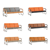 Chaise d'attente élégante pour salle VIP d'aéroport et d'hôpital, banc-sofa pour zones d'attente