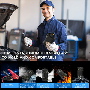 Портативное зарядное устройство, пусковое устройство, аварийный инструмент, аккумулятор, 12 В, <span class=keywords><strong>OEM</strong></span>, автомобильный стартер с воздушным компрессором - Product Image 4