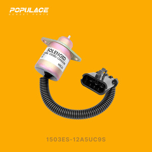 โซลินอยด์วาล์ว 1503ES-12A5UC9S 12V อะไหล่โซลินอยด์สำหรับหยุดเครื่องกำเนิดไฟฟ้าดีเซล - Product Image 1