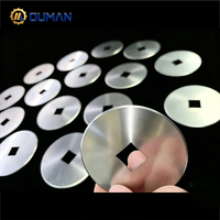 Lames circulaires industrielles en acier inoxydable et carbure de tungstène pour découpe de viande - Remplacement pour machine à découper la viande professionnelle Ou Man Technology