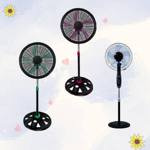 Ventilateur électrique sur pied à grande vitesse de qualité supérieure Oscillation à 360 degrés Appareil ménager en métal Certification CB/cUL pour le <span class=keywords><strong>sud</strong></span> - Product Image 3