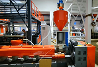 Souffleuse de film à grande largeur (3200 mm) pour film simple couche HDPE/LDPE, avec chargeur automatique, haute productivité et économie d'énergie