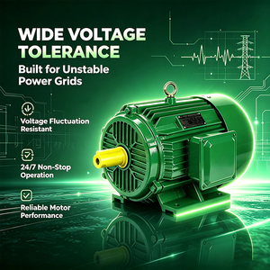 มอเตอร์ไฟฟ้ากระแสสลับสามเฟส YE3-132S-4 แบบกำหนดเอง 380V 400V 415V 50HZ 7.5HP 5.5KW สำหรับปั๊มอุตสาหกรรมและพัดลม - Product Image 2