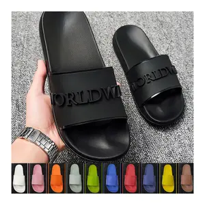 Ucuz Toptan Selipar Lelaki Afrikaanse Personaliza Gloeiende Mannen Slides Caoutchouc Designer Man Zachte Slipper Binnenshuis Rubber Slippers