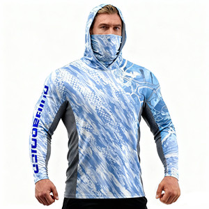 Chemise de pêche Advanced Guard Performance Masque à capuche Manches longues UPF 50 Tissu léger à séchage rapide - Product Image 3