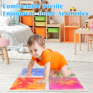 Bán chạy nhất ABS Vật liệu cảm giác chất lỏng gạch lát sàn trẻ em cảm giác gạch cho phòng chơi trẻ mới biết đi 'cảm biến gạch - Product Image 3