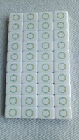 Ensemble de Mahjong en Acrylique de Luxe Style Manoir Américain, Tuiles de Mahjong Vintage à Motifs Floraux avec Jokers, Cadeau de Fêtes Premium pour Fêtes de Famille