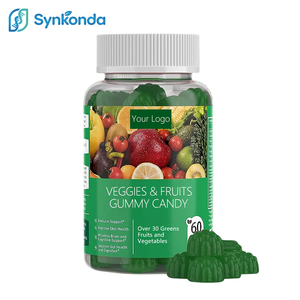 Bonbons Gommes Sans Sucre aux Fruits et Légumes pour Enfants et Adultes – Complément Vitaminique pour Renforcer l'Immunité, la Santé de la Peau et de l'Intestin - Product Image 1