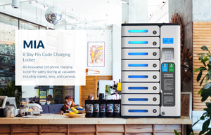 MIA 8 Bay Metal Charging Locker PD 20W Fast Charging Wall Mount Indoor Commercial Phone Charging Station for Public Venues - Product Image 5