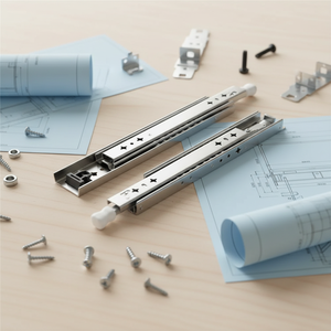 Truslide Moderno, Deslizador Industrial <span class=keywords><strong>de</strong></span> Acero Inoxidable <span class=keywords><strong>de</strong></span> Alta Resistencia, Función <span class=keywords><strong>de</strong></span> Bloqueo, Impermeable, Resistente al Óxido, Carga <span class=keywords><strong>de</strong></span> 120 kg - Product Image 6