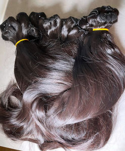 شعر بشري فيتنامي غير معالج غير معالج وصلات كمبودية خام شعر مستقيم - Product Image 4