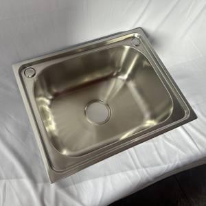 Leimanxi <b>Small</b> Single <b>Sink</b> SUS304 <b>Stainless</b> <b>Steel</b> Kitchen <b>Sink</b> with Modern Design Frosted/Matte/Scrubbed Finish Model 5040/4539 - Product Image 2