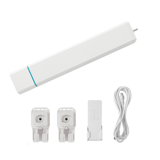 WiFi Bluetooth Smart Modern Curtain Motor Tuya Automatic Remote Opener Zigbee Cortinas Inteligentes Office Bathroom Balcony