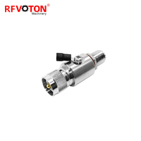 Parafoudre coaxial RF UHF femelle vers UHF mâle 0-3 GHz pour montage en panneau, protection contre les surtensions et la foudre