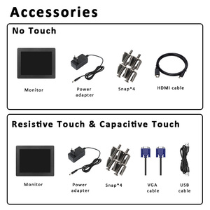 ODM OEM 8 9.7 <span class=keywords><strong>10</strong></span>.4 12 15 17 19 inch bảng điều chỉnh núi Màn hình nhúng cảm ứng điện dung màn hình công nghiệp Màn hình <span class=keywords><strong>HD</strong></span> <span class=keywords><strong>VGA</strong></span> hiển thị - Product Image 5