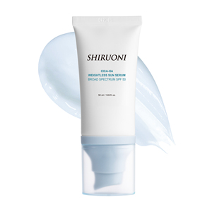 Protector Solar SPF50 con <span class=keywords><strong>Cica</strong></span> HA de Origen Vegetal Natural, Reabastecedor, Alta Protección UV, Crema Solar al por Mayor con Logotipo Personalizado - Product Image 1