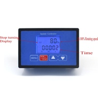PWM DC Motor Speed Controller Waktu Remote Control LCD Smart Digital Display 0 ~ 100% Tachometer Adjustable 30A 12V 24V 36V 48V