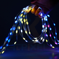 Guirlandes lumineuses LED RGB à pixels WS2811 12V, étanches IP67, pour décorations de Noël extérieures