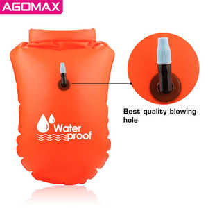 Bouée de sécurité de natation et sac sec pour la natation en eau libre pour le camping et la randonnée - Product Image 4