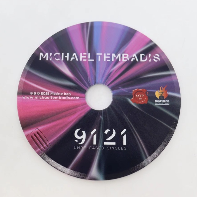 New Vintage Round CD Style Business Card USB 2.0 8G Creative Nostalgic Design with Printed Logo
