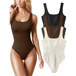 Maillot de bain une pièce de sport pour femmes - Tissu côtelé haute performance - Maillot de bain de compétition et d'entraînement de fitness - Product Image 1
