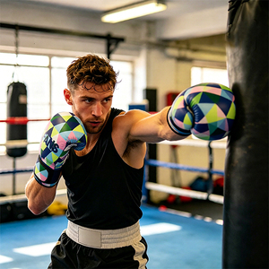 <span class=keywords><strong>Guantes</strong></span> <span class=keywords><strong>de</strong></span> Boxeo <span class=keywords><strong>de</strong></span> Cuero Impermeables Fanshi al por Mayor para Uso en Exteriores, Calidad Premium, Entrega Rápida, MOQ Bajo - Product Image 6