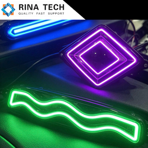 ไฟตกแต่งภายในรถยนต์ Rina Tech แผงไฟแบ็คไลท์ ดีไซน์สปอร์ต ปรับแสงไฟได้สำหรับที่จับเบาะรถยนต์ - Product Image 6
