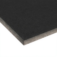 Plaques de plafond suspendu en fibres minérales 12x12, résistantes à l'humidité et sans amiante, couleur noire moderne, pour usage domestique en sous-sol