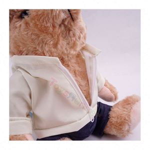 Oso de Peluche Personalizado de Alta Calidad con Marca de Flota, Relleno de Algodón PP, Bajo MOQ, Regalo de Cumpleaños para Motociclistas - Product Image 5