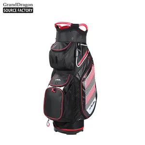 2020 Best Selling Custom Logo Staff Golf Bag 14 Ways Golf Stand Bags