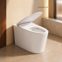 WC intelligent portable avec bidet électrique, siège chauffant, capteur de chasse automatique et télécommande
