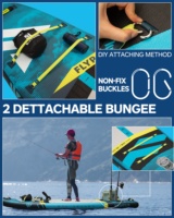 Planche de paddle gonflable Drop Stitch en gros d'usine 10'8'*35' pour la pêche, avec pédales, Stand Up Paddle Board SUP