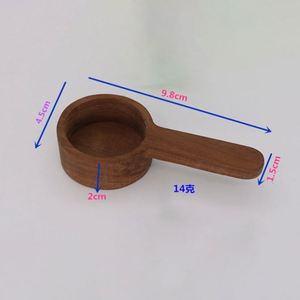 Wooden Coffee Ground <b>Spoon</b> Walnut Tablespoon <b>Measuring</b> Scoop for Kitchen Cooking Mixing - Product Image 2