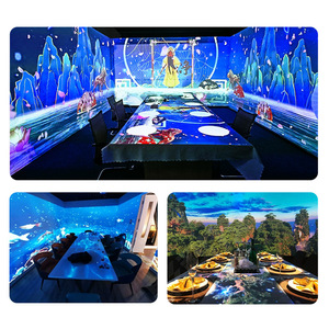 Projection mapping immersive interactive à 360 degrés, centre commercial, restaurant, musée, projection mapping - Product Image 5