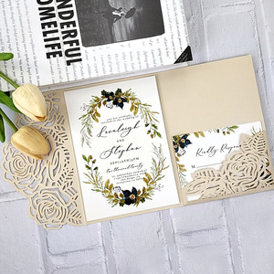 Tarjetas de invitación de boda personalizadas Varios festivales Tarjeta de felicitación del Día de la madre Tarjetas de menú de fiesta privada - Product Image 3