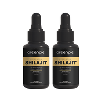 Complément alimentaire liquide Greenpie Shilajit de l'Himalaya, riche en acide fulvique, acide humique et oligo-éléments, marque privée OEM