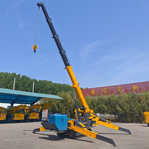 Lugong di động nhện cẩu 3ton 5ton 8ton 10ton Telescopic Boom 360 độ <span class=keywords><strong>Mini</strong></span> <span class=keywords><strong>Crawler</strong></span> thủy lực cần cẩu nâng 14m với Fly JIB - Product Image 2