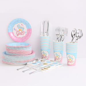 Nicro coloré 10 invités joyeux <span class=keywords><strong>anniversaire</strong></span> fête <span class=keywords><strong>Table</strong></span> décoration personnalisé imprimé <span class=keywords><strong>jetable</strong></span> rond assiettes en papier ensemble <span class=keywords><strong>de</strong></span> vaisselle en papier - Product Image 5